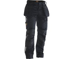 Jobman 2326 Craftsman Trousers Stretch 65232620 - Zwart/Zwart - C52