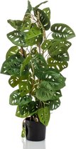 Emerald Kunstplant in pot Monkey monstera 75 cm