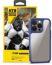ATB – Anti Shock – iphone 15 Pro – Backcover Transparant Blauw
