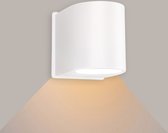 Ledmatters - Wandlamp Wit - Down - Dimbaar - 4 watt - 345 Lumen - 3000 Kelvin - Wit licht - IP65 Buitenverlichting