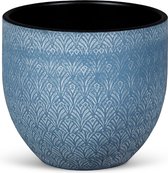 Pot de Fleurs Plantes - Faïence Ceramique - Bleu - Ø 18 cm