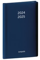 Brepols agenda 2024-2025 - STUDENT - PVC SETA - Weekoverzicht - Blauw - 9 x 16 cm