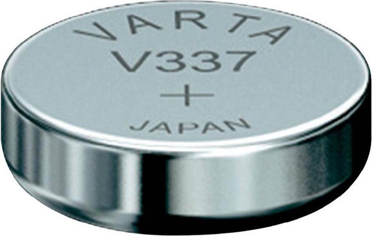 Varta horlogebatterij V337 zilveroxide