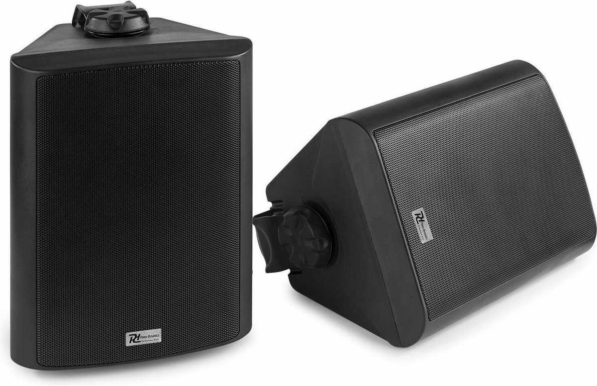 Power Dynamics Buitenspeakerset zwart - 4 speakers en 4-zone versterker - Bluetooth - 100V thumbnail 5