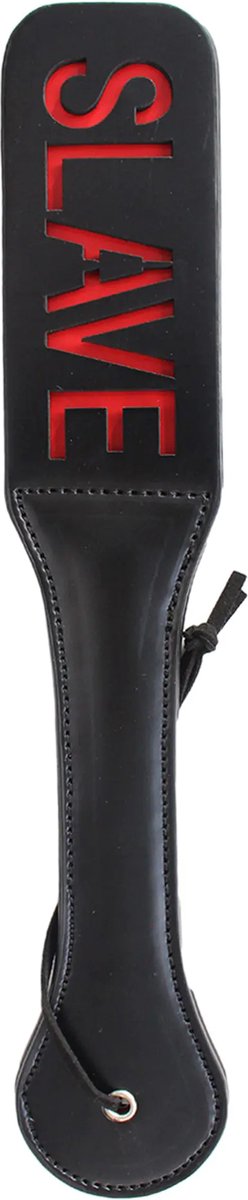 Goedkoopste BDSM Paddle SLAVE 32 cm -Zwart