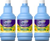 Nettoyant Swiffer WetJet | Recharge | 3 pièces | Emballage avantageux | 3x 1,25 litre | Détergent | Swiffer | Système de nettoyage tout en 1 | Pack de recharge