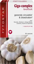 Fytostar Giga complex knoflook - Supplement - Ondersteund gezonde bloedsomloop en aders - 80 capsules