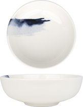 Bol Bonna - Wave Blue - Porcelaine - 14 cm - lot de 6