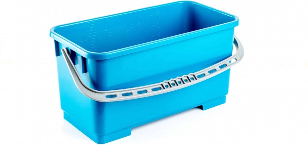 Goedkoopste Moerman Profi Emmer - Turquoise met Grijs Handvat - 24L
