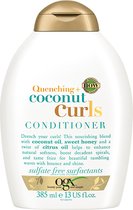 OGX Conditioner Quenching Coconut Curls Conditioner - Voedt krullen - Voor zijdezacht haar - Kokosolie, honing en citrus