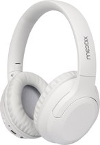 Moodix ANC Bluetooth-hoofdtelefoon voor op de oren, wit