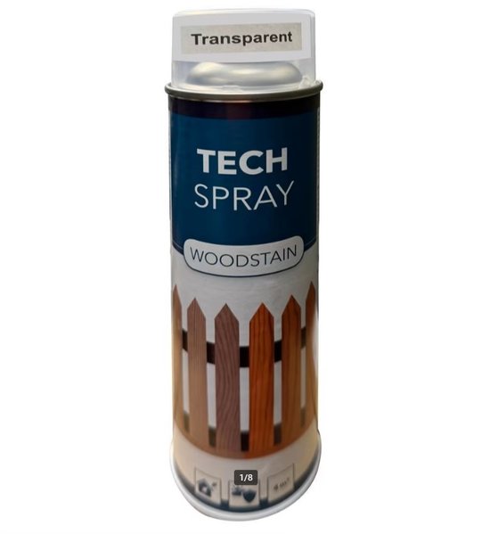 Teck spray wooddstain - Transparent 500ml