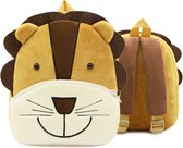 Leeuw peuter / kleuter rugtas - King Lion kinder rugzak - jongens en meisjes - 6 liter - 0 tot 4 jaar oud - dierentas - peuterspeelzaal - opvang - gymtas - speelzaal - bso - baby backpack - schooltas - dier - animal - geel - bruin