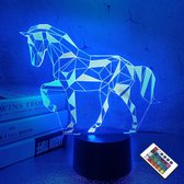 Paardenlamp - Losstaand - Cadeau voor Paardenliefhebbers - 16 Kleuren - Timer voor Slapengaan