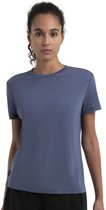 Icebreaker Merino Core T-shirt Met Korte Mouwen Blauw S Vrouw