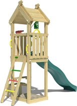 Jungle Totem | Houten speeltoestel met glijbaan & picnic tafel | hoogte: 275 cm | Platformhoogte: 125 cm