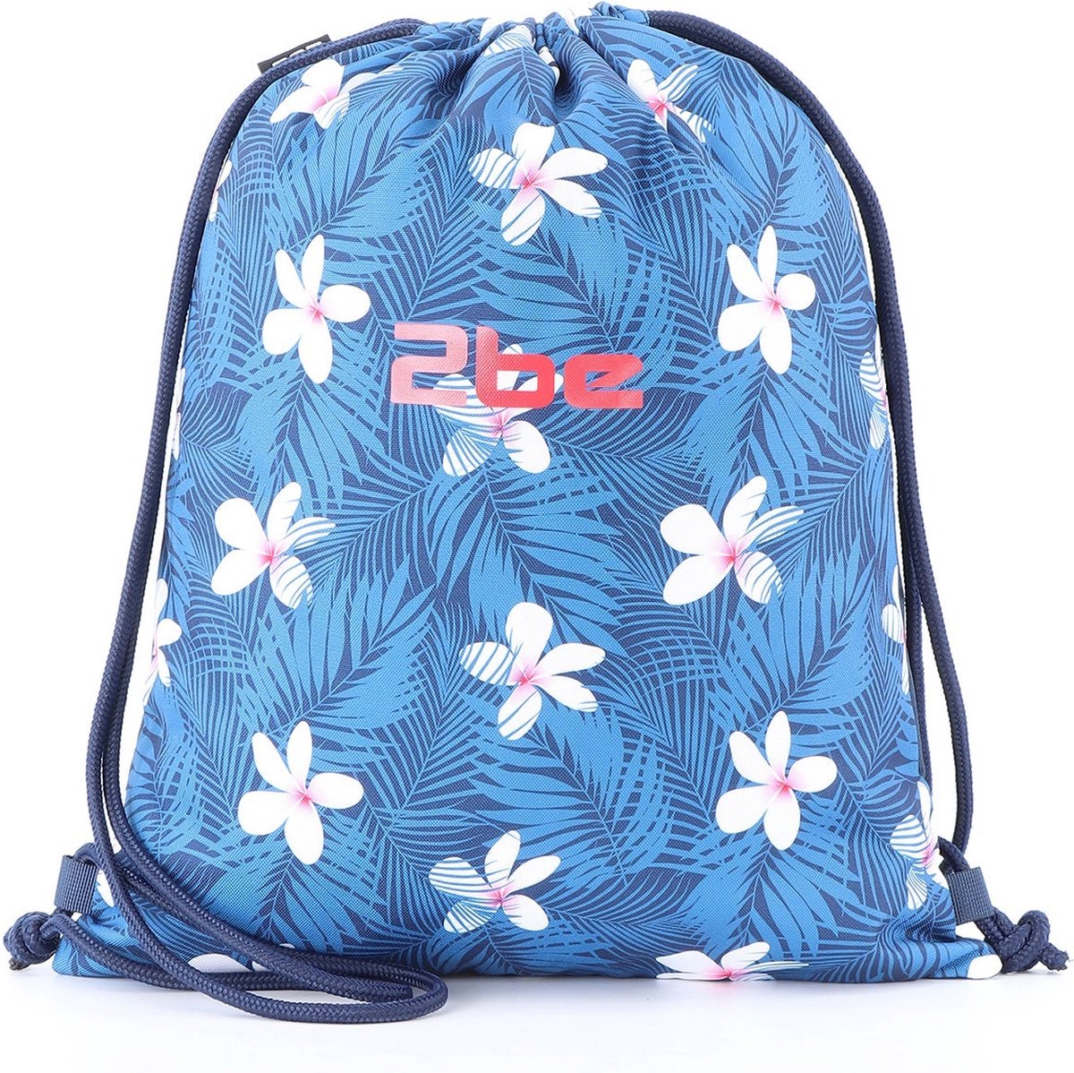 2be Gymtas / Rugzakje Lichtgewicht - 0 -10 Liter - turnzakje – Blauw - Blauw
