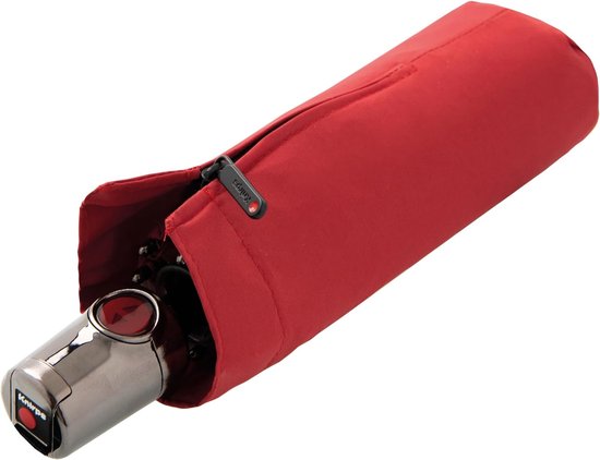 Knirps T.260 Medium Duomatic Crook Handle Zwart, Zwart, Eén maat Knirps T.260 Medium Duomatic Crook Handle Zwart, Zwart, Eén maat