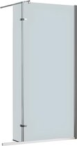 Shower & Design Wand voor inloopdouche EMILIA met draaiende luiken - 120 (90 + 30) x 200 cm L 120 cm x H 200 cm x D 0.6 cm