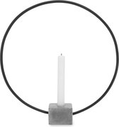 W&H Keramische vazenset, 4 moderne decoratieve bloemenvazen, zwarte vaas voor woondecoratie, tafel, entree