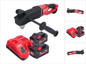 Milwaukee M18 FRAD2-552 Snoerloze haakse boormachine 18 V 122 Nm borstelloos + 2x oplaadbare accu 5,5 Ah + lader