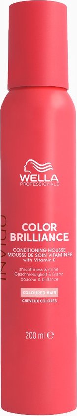 Mousse Wella Professionals Color Brilliance rouge, 200 ml.