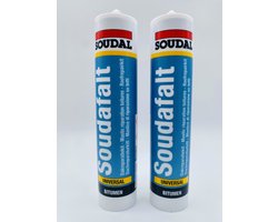 Soudal Soudafalt Zwart 300ml
