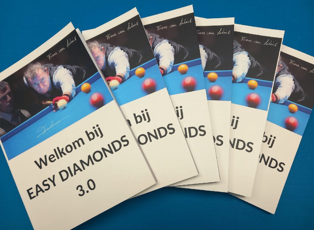 (Cadeau tip) Easy Diamonds biljart les boek A5