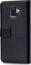 Mobilize Classic Gelly Wallet Telefoonhoesje geschikt voor Samsung Galaxy A6 (2018) Hoesje Bookcase Portemonnee - Zwart