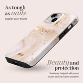 MIO Telefoonhoesje geschikt voor Apple iPhone 15 Pro Max MagSafe Hoesje Hardcase Backcover - Gold Marble