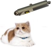 Laserlampje Voor Katten - Kattenspeelgoed - met mini Zaklamp - Zilver Blauw