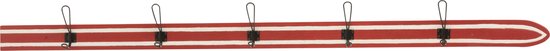 J-Line kapstok - hout - rood/wit