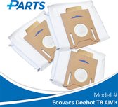 Ecovacs Deebot T8 AIVI+ Stofzakken van Plus.Parts® geschikt voor Ecovacs - 3 stuks
