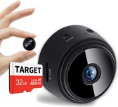 Spycam - Mini caméra de sécurité - Petite caméra - Caméra cachée - Espionnage - Pour la maison, le bureau, la voiture