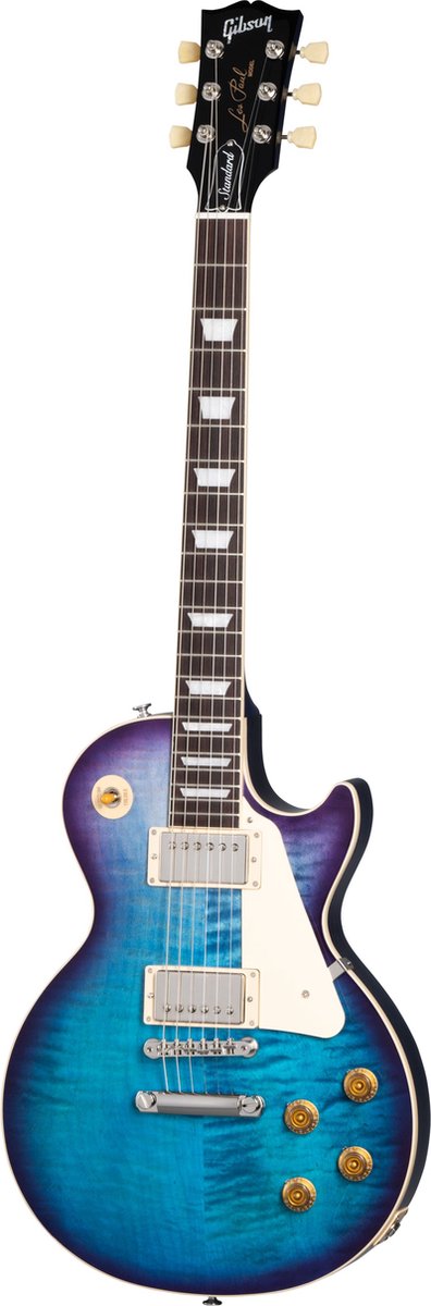 Gibson Original Collection Les Paul Standard 50s Blueberry Burst elektrische gitaar met koffer