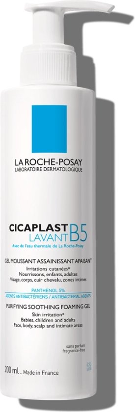 La Roche-Posay Cicaplast B5 Wasgel - voor een Geïrriteerde, Gevoelige Huid - 200ml