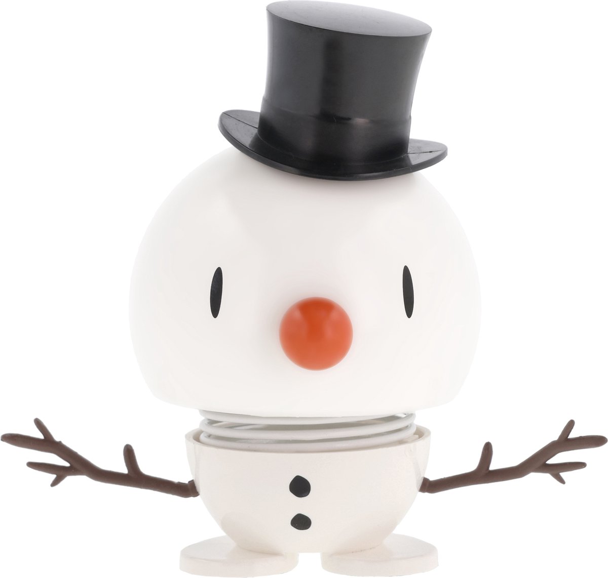 Sneeuwpop Decoratie - M - Wit - Kerstdecoratie & Kerstversiering voor Woonkamer of Kantoor - Leuk Kerstcadeau Idee voor Familie, Vrienden en Kinderen