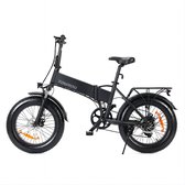 Touroll S1 Elektrische Fat Bike met 20'×4.0' dikke banden, 60Nm koppel, 15.6Ah accu, Shimano 7 versnellingen