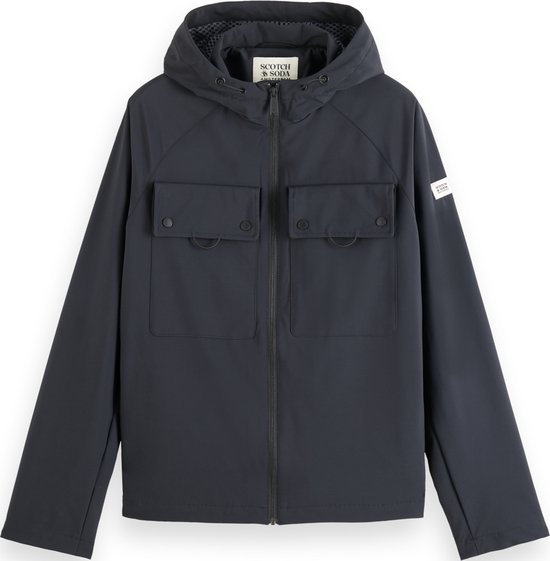 Scotch Soda UTILITY HOODED SOFTSHELL JACKET Heren Jas Maat L bol