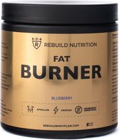 Rebuild Nutrition FatBurner / Vetverbrander - Onderdrukt Hongergevoel - Afvallen - Geeft Energie - Blauwe Bessen smaak - 30 doseringen - 300 gram