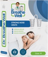 Dr. Breathe Well ™ - 16 Stevige Anti Snurk Neusspreider Buisjes - Maat M