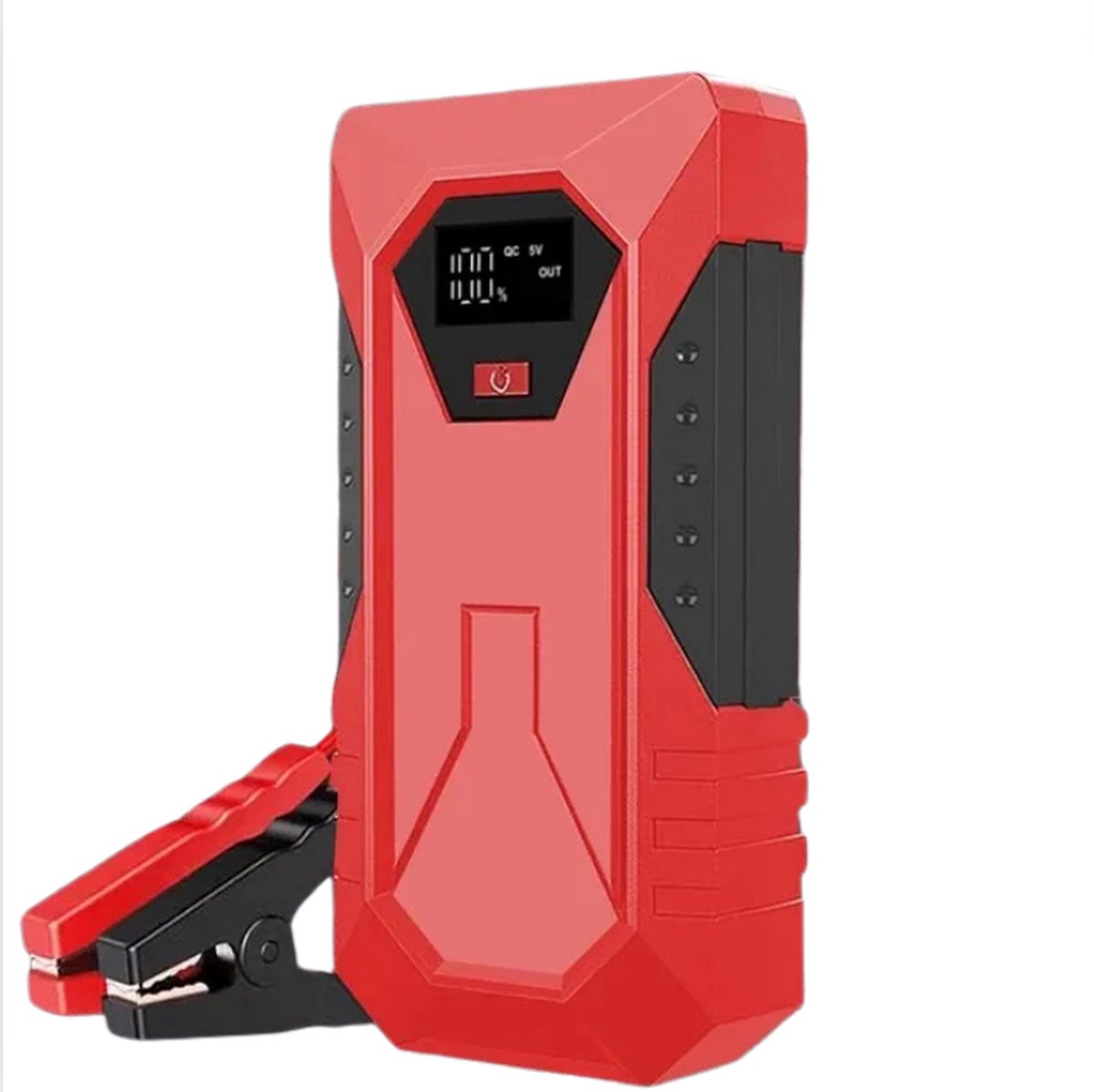 Jumpstarter Voor Auto Piekstroom 1200A - Starthulp Voor Auto Met USB-uitgang 5V-2A - Compacte Jumpstarter Accu Booster