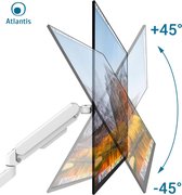 Bol.com Gas lifthouder en arm voor pc-monitor 13-30 inch - max. 9 kg - verstelbaar en draaibaar - Vesa 75/100 - 360° rotatie aanbieding