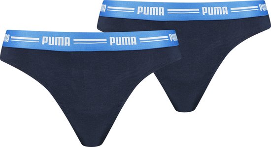 Puma - Iconic Strings 2P - Blauwe String -S