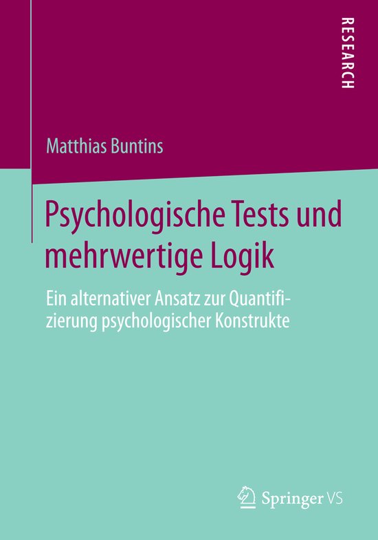 Psychologische Tests und mehrwertige Logik - cover