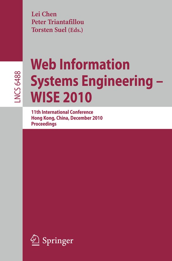 Web Information Systems Engineering WISE 2010 - cover
