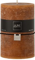 J-Line cilinderkaars - caramel - 110U - XL - 6 stuks