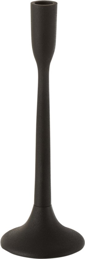 J-Line kandelaar - metaal - zwart - small