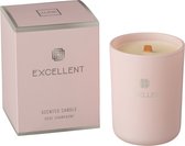 J-Line bougie parfumée - verre - roze – small – 50H