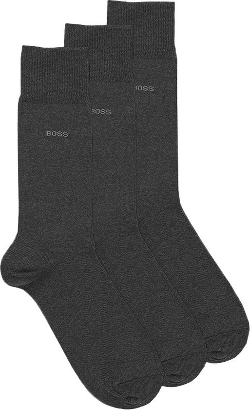 Hugo Boss boss 3P sokken uni grijs II - 47-50